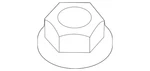 Genuine Bmw Stabilizer Link Nut 33-32-6-760-374. Fixed Price $7.80.