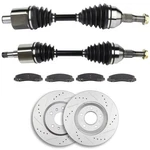 Front Cv Axles + Brake Pads & Rotors For 06-2009 Chevrolet Impala 3.9L 3.5L. Fixed Price $198.89.