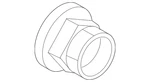 Genuine Nissan Axle Nut 40262-7JA0A. Fixed Price $8.90.
