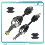 For Chevrolet Impala Venture Buick Lacrosse Front Cv Axle +4 Brake Ceramic Pads. Fixed Price $150.29.