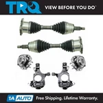 Trq Front Steering Knuckles Cv Axles Hub Bearings For Silverado Sierra Yukon. Fixed Price $579.95.