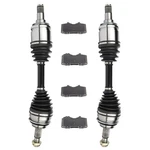 Cv Axles & Brake Ceramic Pads For Toyota Tacoma Pre 4.0L 2005-2010 2.7L Front. Fixed Price $166.09.