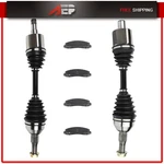 For Chevrolet Monte Carlo Lt 3.5L 2006-2007 Front Cv Axle + Brake Ceramic Pads. Fixed Price $152.19.