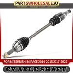 Front Driver Lh Side Cv Axle Assembly For Mitsubishi Mirage G4 2017-2022. Fixed Price $82.29.