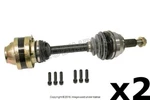 For Audi/vw (2004-2010) Axle Shaft Assembly Front Left & Right (2) Dss. Fixed Price $404.75.