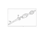 Motorcraft Oem Front Passenger Right Drive Axle Shaft Assembly Ford Fwd. Fixed Price $196.48.