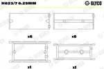 Glyco H023/7 0.25 Mm Crankshaft Bearing For Alpina, Bertone, Bmw, (brilliance),. Fixed Price $109.96.