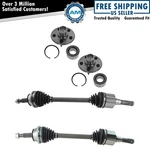 Rear Cv Axle Shafts With Hubs And Wheel Bearings Kit Set Ford Mercury Suv. Fixed Price $329.85.