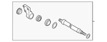 Genuine Mazda Shaft GG48-25-700C. Fixed Price $249.71.