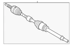 Genuine Nissan Axle Assembly 39101-3RC0A. Fixed Price $399.98.