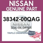 3834200QAG Genuine Nissan Seal-oil Differ 38342-00QAG Oem. Fixed Price $16.40.