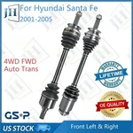 Oe Pair Front Cv Axle Joint Assembly For Hyundai Santa Fe 4WD Fwd Auto Trans. Fixed Price $245.86.