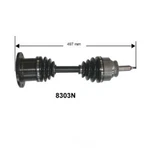 Cv Axle Assembly-pdl Oe Design Autopart Intl 1700-203858. Fixed Price $164.35.