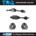 Trq Front Cv Axle Shafts & Wheel Hub Bearing Assemblies Set Of 4 For Buick Gmc. Fixed Price $314.95.