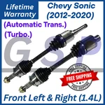 Gsp Oem Front Cv Axles For 2012-2020 Chevy Sonic 1.4L Turbo., Automatic Trans.. Fixed Price $253.99.