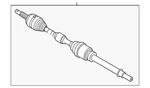 Genuine Nissan Axle Assembly 39100-JA11F. Fixed Price $534.03.