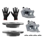 Rear Drilled Rotors+brake Calipers For Dodge Ram 1500 2002-2010 18B4837 18-B4836. Fixed Price $195.27.