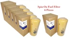 6 X 1R0751 Fuel Filter Fits Autocar Blue Bird Case Cummins Freightliner Hyundai. Fixed Price $65.00.