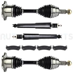 For 1999-2004 Chevy Silverado 1500 8 Pcs Front Brake Pads & Struts Cv Joint. Fixed Price $196.21.