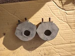 Pair Rear Axle Bump Stop 1982 83 84 86 87 88 Jaguar XJ6 Xjs 15/1485-3. Fixed Price $29.95.