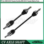 Pair Front Cv Axle Shafts Assembly For 2009-2018 Toyota Corolla Matrix 1.8L. Fixed Price $149.99.
