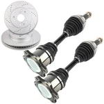 For Chevrolet Silverado 1500 6.0L 2003-2006 Front Cv Axle + Brake Discs Rotors. Fixed Price $272.79.