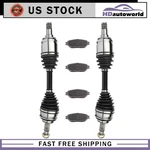 Cv Axle Shaft + Brake Ceramic Pads Front Side Fits 2005-14 Toyota Tacoma 2.7L. Fixed Price $182.19.