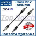 New Oe Rear Cv Axles For 2007-2011 Honda Cr-v 2.4L, Lifetime Warranty.. Fixed Price $231.97.