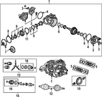 Genuine Gm Rear Axle Shaft Seal 23341259. Fixed Price $54.02.