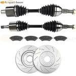 Front Cv Axle For 2000-2005 Chevy Impala Monte Carlo W/brake Pads & Discs Rotors. Fixed Price $202.39.