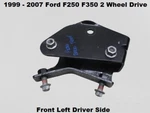 F81A3K090AC 1999 To 07 Ford F250 2WD I-beam Front Left Axle Pivot Mount Bracket. Fixed Price $45.00.