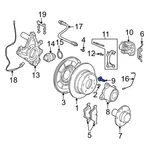 For Bmw M5 2000-2003 33321093661 Wheel Bearing Bolt. Fixed Price $10.81.