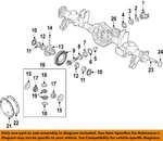 Chrysler Oem 05-10 Commander Housing-axle Shaft O-ring 52114079AA. Fixed Price $16.00.
