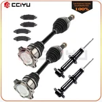 For Gmc Sierra 1500 5.3L 2008-2013 Front Cv Axle & Brake Pads Shock Struts. Fixed Price $225.99.