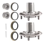 Front Wheel Hub Bearing Set For Toyota Sequoia 2WD 01-07 517011 6 Lugs Abs. Fixed Price $86.58.