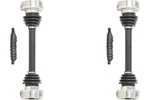 Rear Pair Trakmotive Cv Axle Shaft For 1969-1973 Volkswagen Fastback (36179). Fixed Price $207.56.