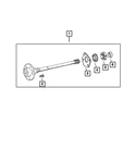 Genuine Mopar Hub Stud 4762841. Fixed Price $10.21.