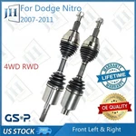 Oe Pair Front Cv Axle For 2008-2011 Dodge Nitro Jeep Liberty 3.7L V6 4WD Rwd. Fixed Price $241.98.