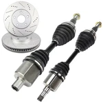For Chevrolet Impala Base 3.4L 00-05 Front Cv Axle + Brake Discs Rotors. Fixed Price $209.89.
