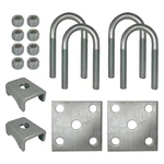 A.a Bolt Mounting & Plate Kit For 2,200 Lb Trailer Axle 1/2-20 Unc, Grey. Fixed Price $48.63.