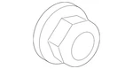 Genuine Mazda Axle Nut 9XG0-59-679L. Fixed Price $21.99.