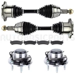 For 2000-2006 Chevy Tahoe 8 Pcs Front Brake Pads & Wheel Hub Cv Joint Axle. Fixed Price $262.98.