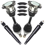 Front Cv Axle & Brake Pads Struts For 2005-2006 Chevy Silverado 1500 4.8 5.3L. Fixed Price $211.84.