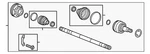 Genuine Gm Axle Assembly 87829473. Fixed Price $175.56.