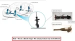 Left Rear Strut Oem 07-12 Lexus ES350. Fixed Price $75.00.
