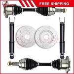 Front Cv Axles + Brake Rotors Struts For Gmc Sierra 1500 1999-2006. Fixed Price $304.77.