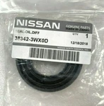 Genuine Oem Nissan Cvt Converter Housing Differential Oil Seal 2WD (38342-3WX0D). Fixed Price $19.89.