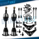 4WD Front Cv Axles Wheel Bearing Hubs Control Arm For Silverado Sierra 2500 3500. Fixed Price $458.43.