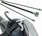 Currie Hard Line Brake Cable Kit Includes Straight Lengths 3/16" Steel Tubing. Fixed Price $92.98.