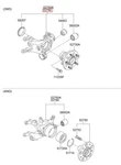 Genuine/oem 527203W800 Carrier Assy-rear Axle,rh For Kia Sportage 10 -sk. Fixed Price $116.42.
